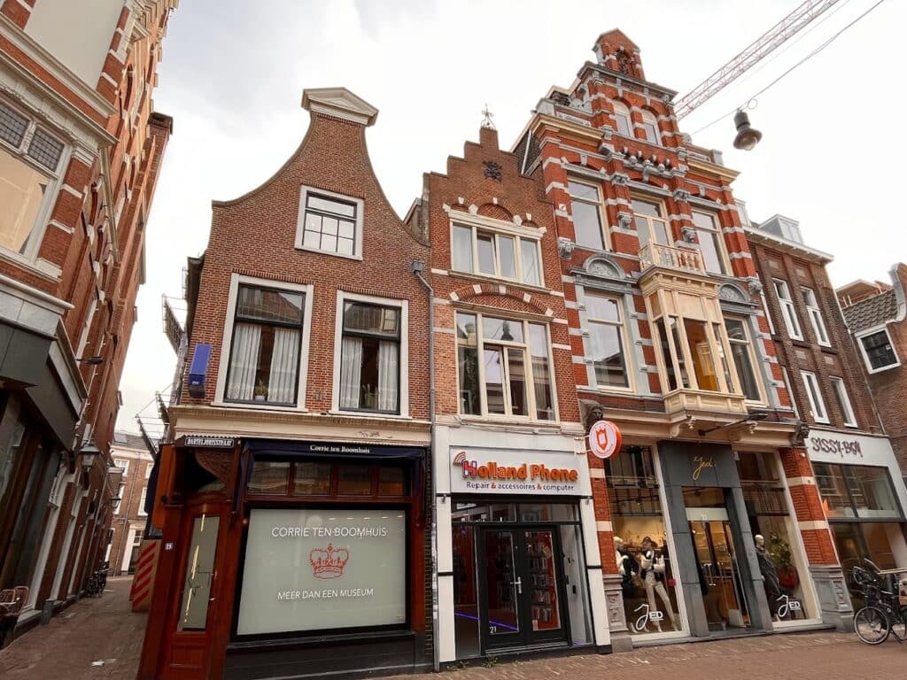 Corrie ten boom huis aan de barteljorisstraat in Haarlem