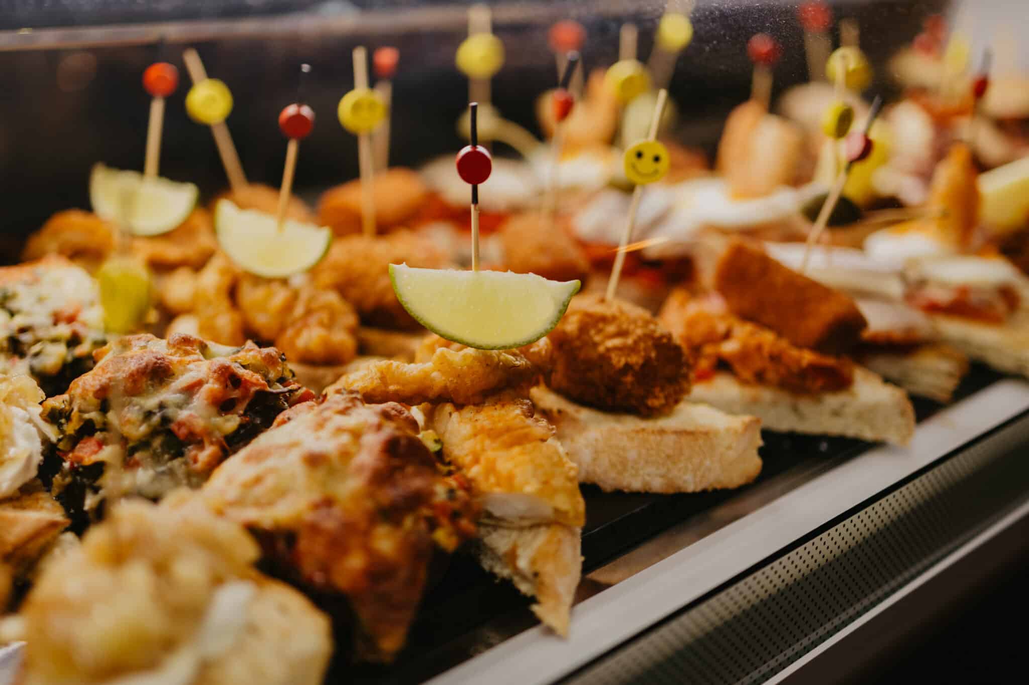 Pinxos bij restaurant Mels Pinxos