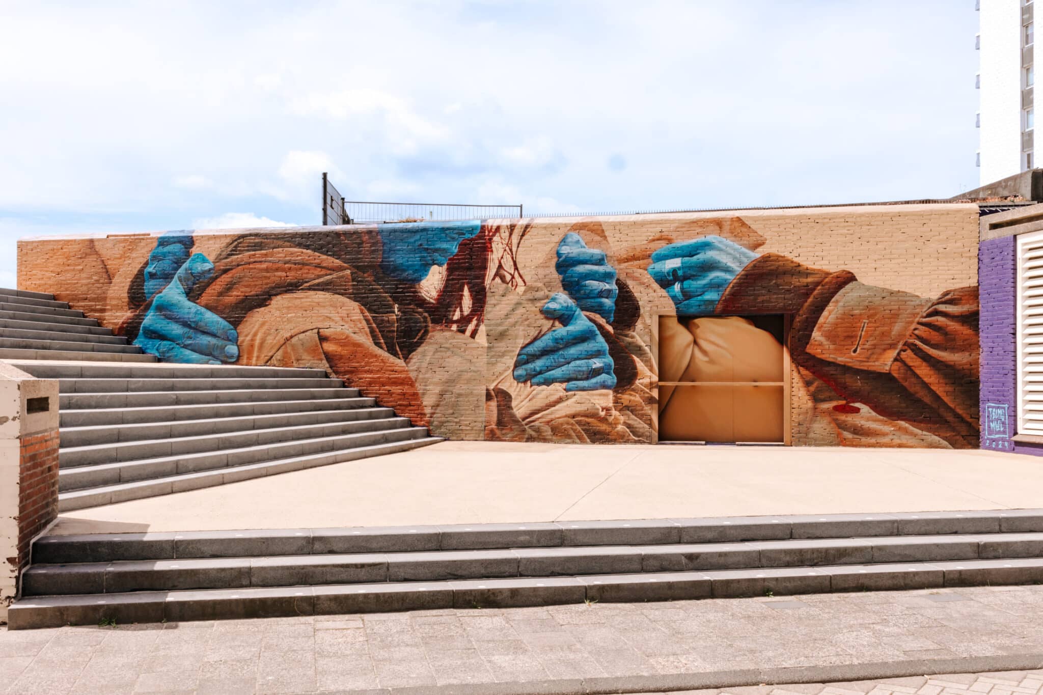 Street art van telmo miel