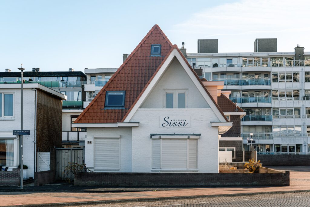 vooraanzicht van pension Sissi