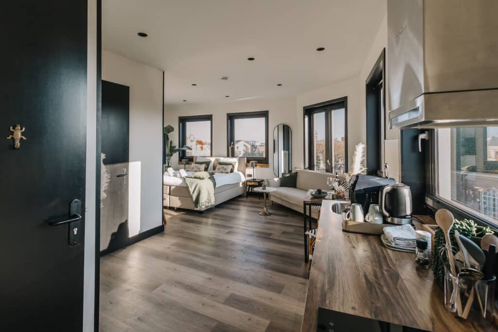 Interieur van een kamer bij Le Bar