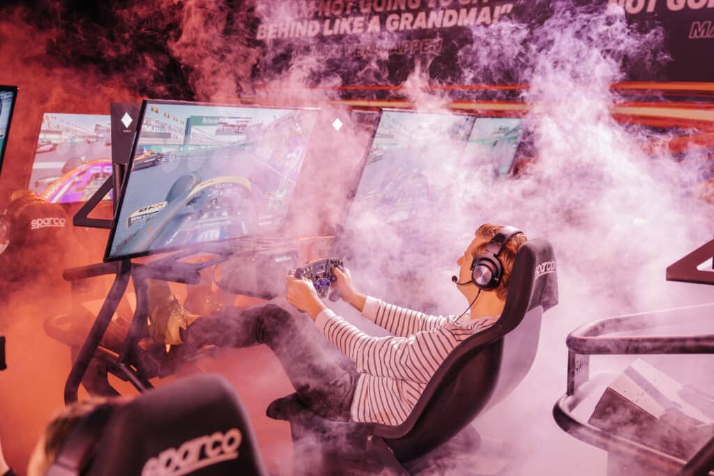 Sim racen bij racesquare op circuit zandvoort