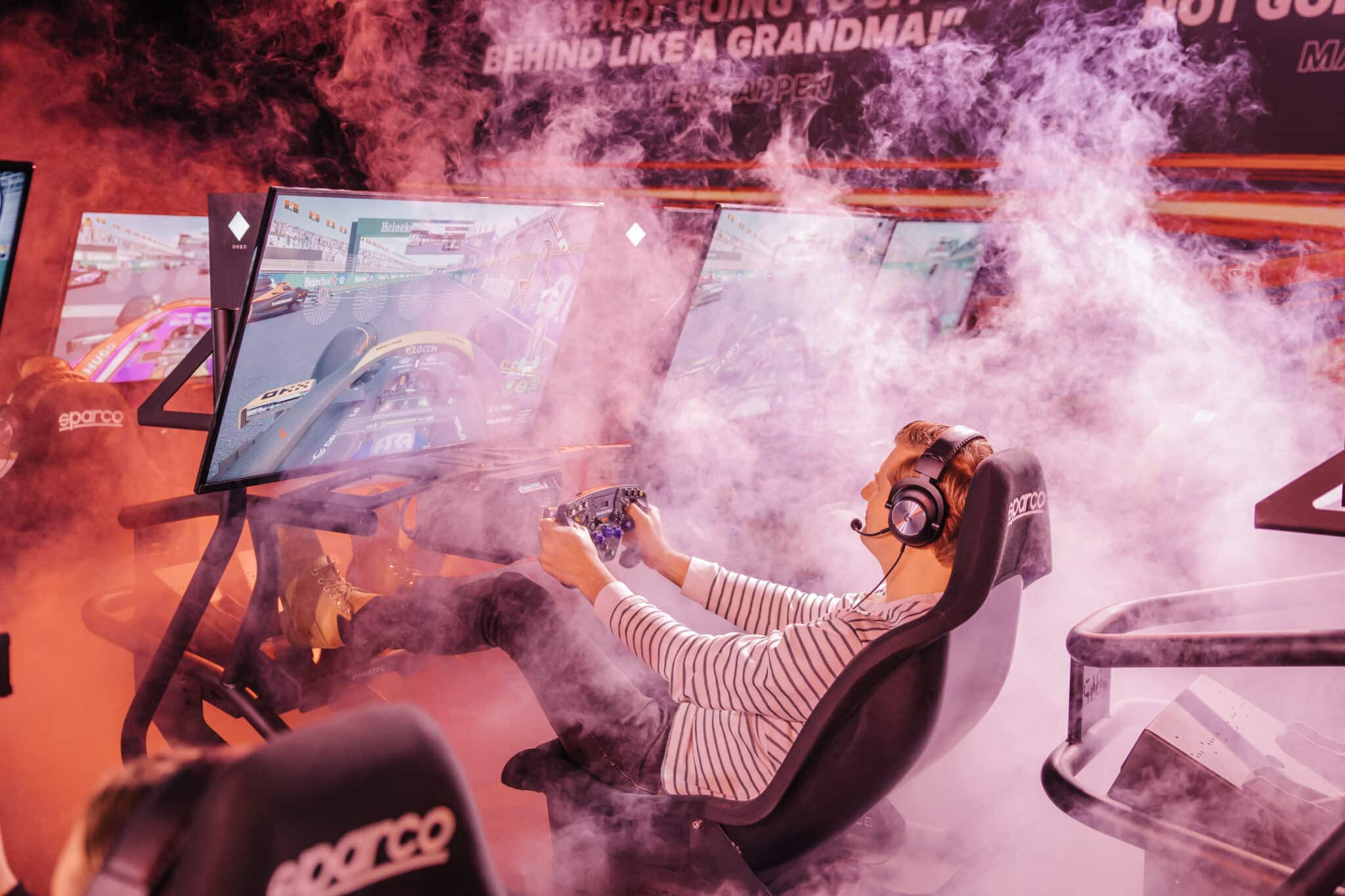 Sim racen bij racesquare op circuit zandvoort