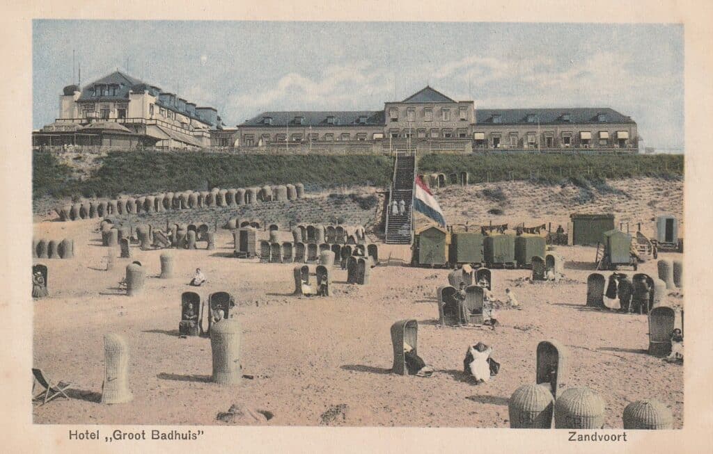 Historische foto van Hotel Groot Badhuis.
