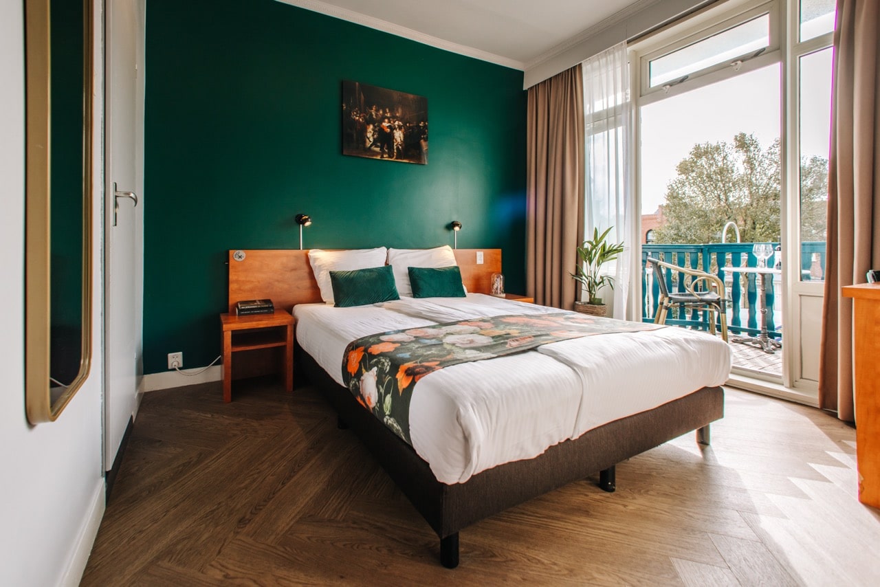 Tweepersoonskamer in Hotel Keur