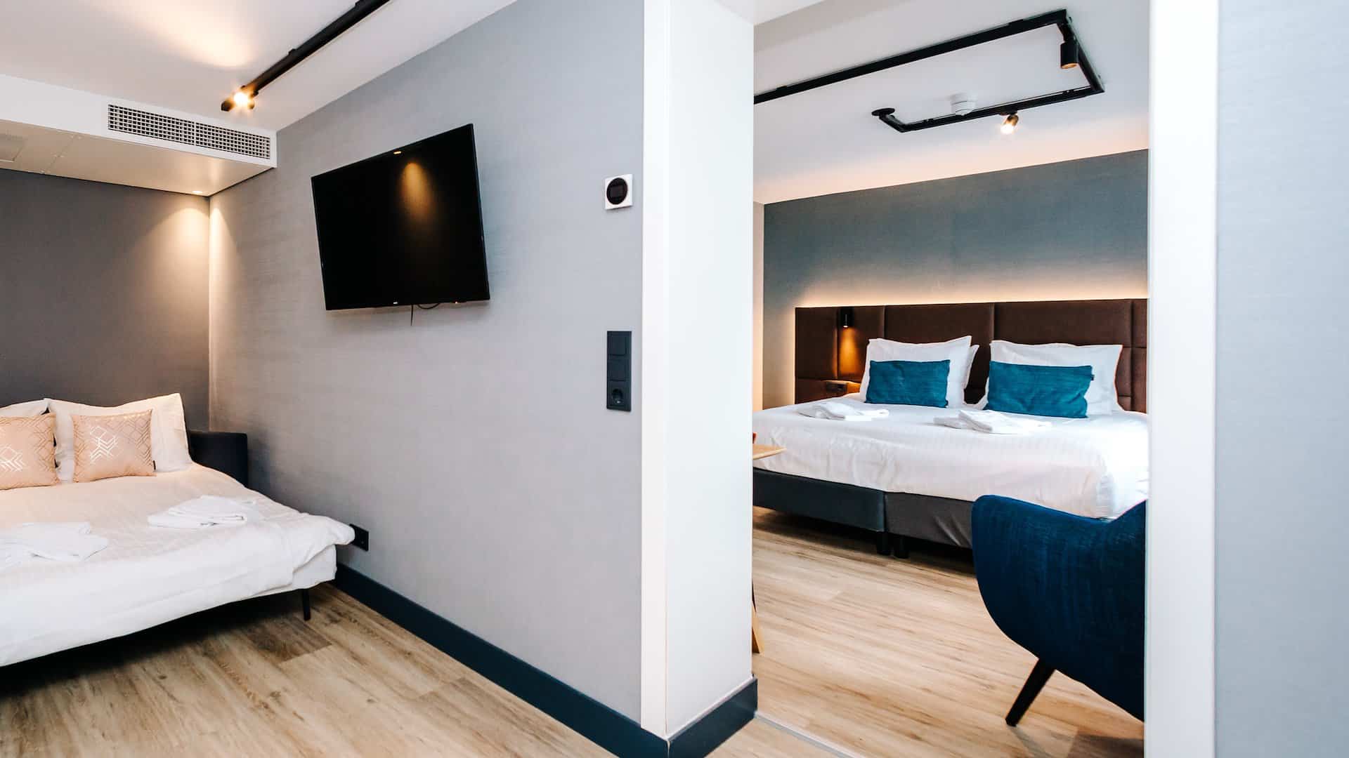 Familiekamer in het Amsterdam Beach Hotel