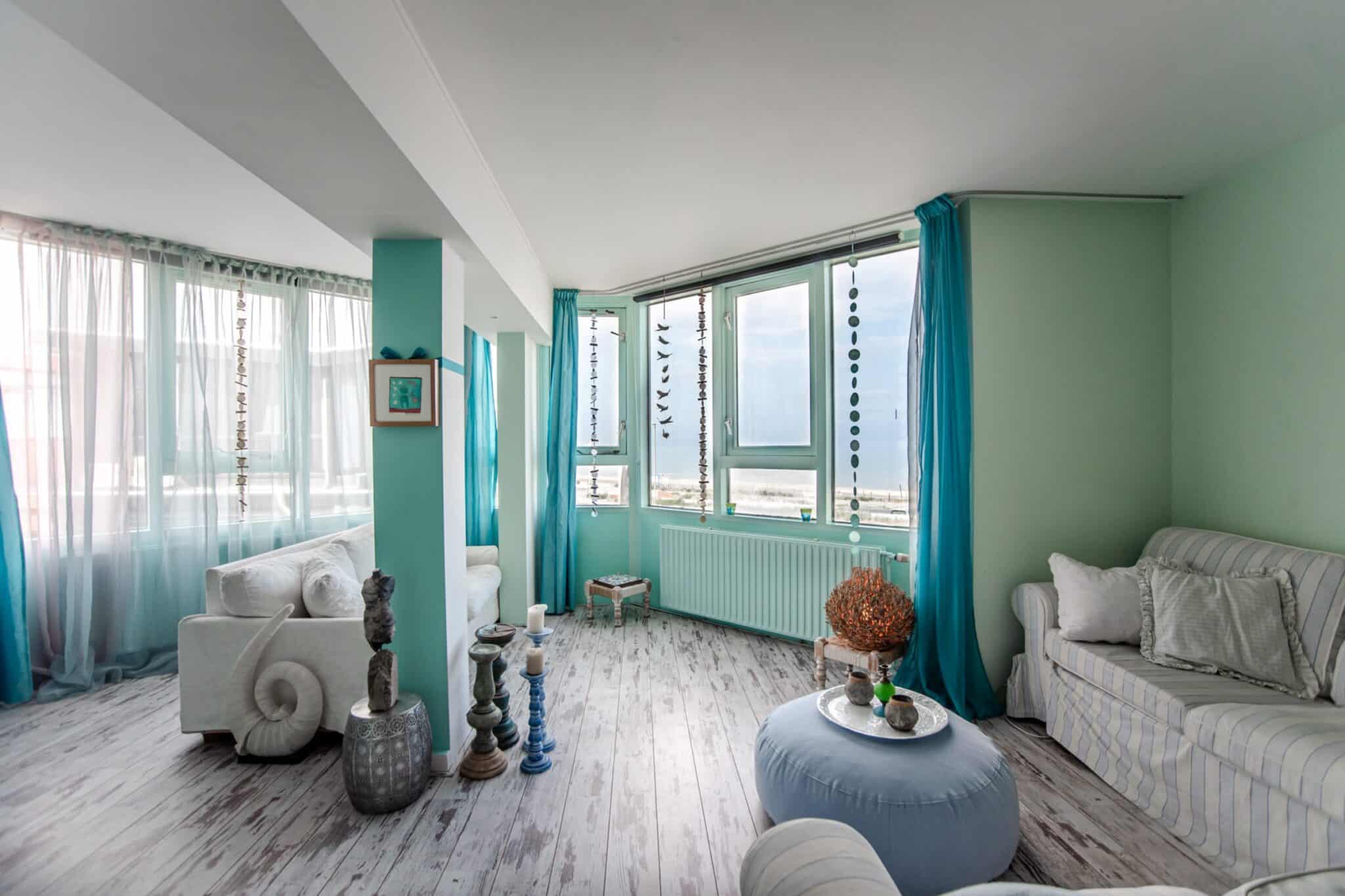 Kamer met zeezicht van Beach suite sand